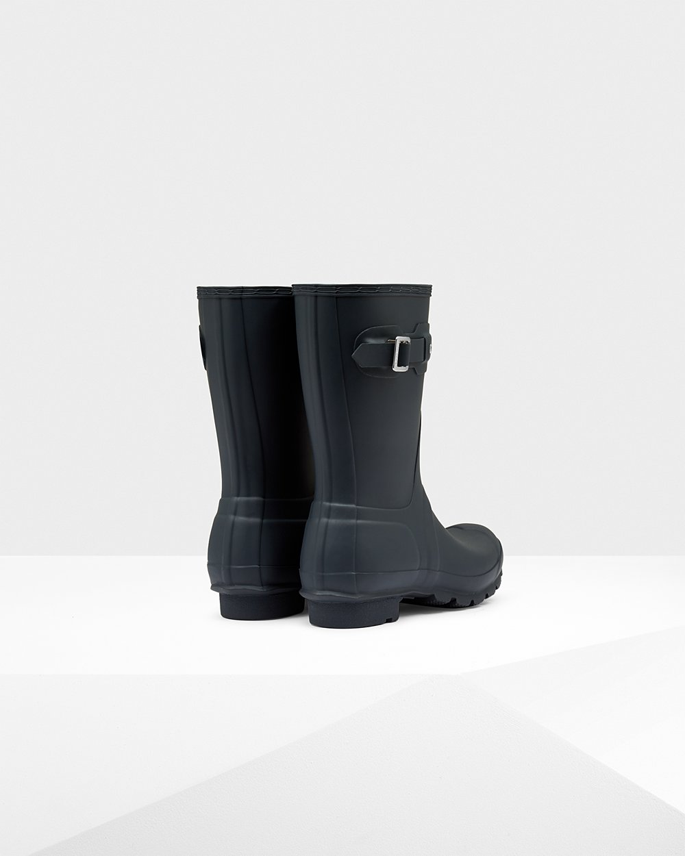 Womens Hunter Original - Short Rain Boots Navy - 7145-VLDKO